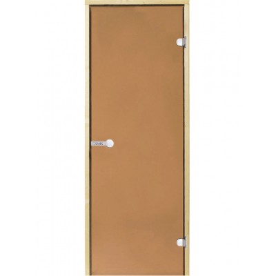 Дверь для сауны Harvia D71901Н коробка осина, стекло бронза