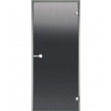 Дверь для турецкой бани Harvia DA92102 коробка алюминий, стекло серое 