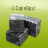 Нефрит кубики шлифованные Отборные, Жадебест для бани и сауны, 1 кг  комплект камней 10кг