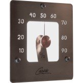 Гигрометр для бани с подсветкой Cariitti SQ оптоволокно арт. 1545849