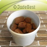 Яшма сургучная  галтованная Жадебест мелкая фракция для бани и сауны, 1 кг