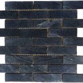 Плитка талькохлорит мозаика Кирпич 300*300*10 для бани и сауны, 1 м2