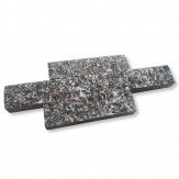 Плитка рваный камень амфиболит 200х50х20мм мм 1м² (100 штук)