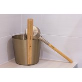 Tammer-Tukku Запарник алюминиевый для сауны Rento, шампань 225702