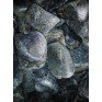 Нефрит шлифованный 1 сорт отборный Жадебест средняя фракция (тёмно-болотный) для бани и сауны, 1 кг  комплект камней 10кг