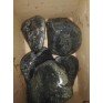 Нефрит шлифованный 1 сорт отборный Жадебест мелкая фракция (тёмно-болотный) для бани и сауны, 1 кг  комплект камней 10кг